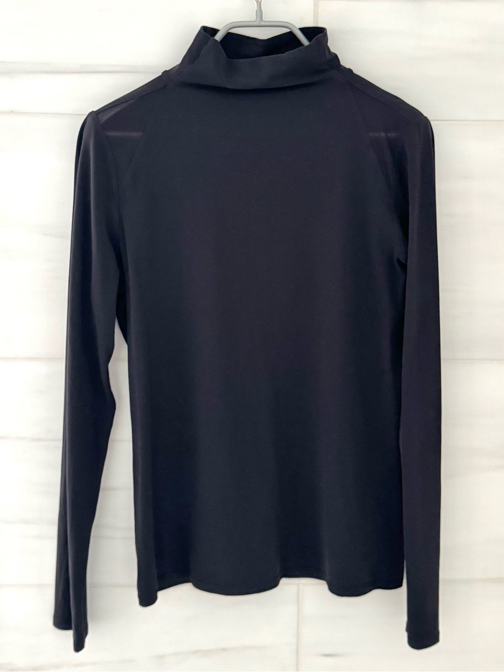 Lululemon Ethereal Mock Neck Long-Sleeve Top in Black